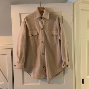 Aritzia Wilfred Free Ganna Jacket, size medium, colour: heather bone